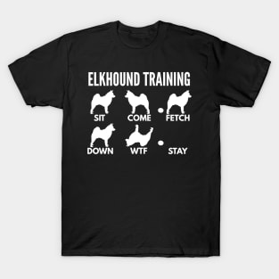 Elkhound Training Norwegian Elkhound Tricks T-Shirt